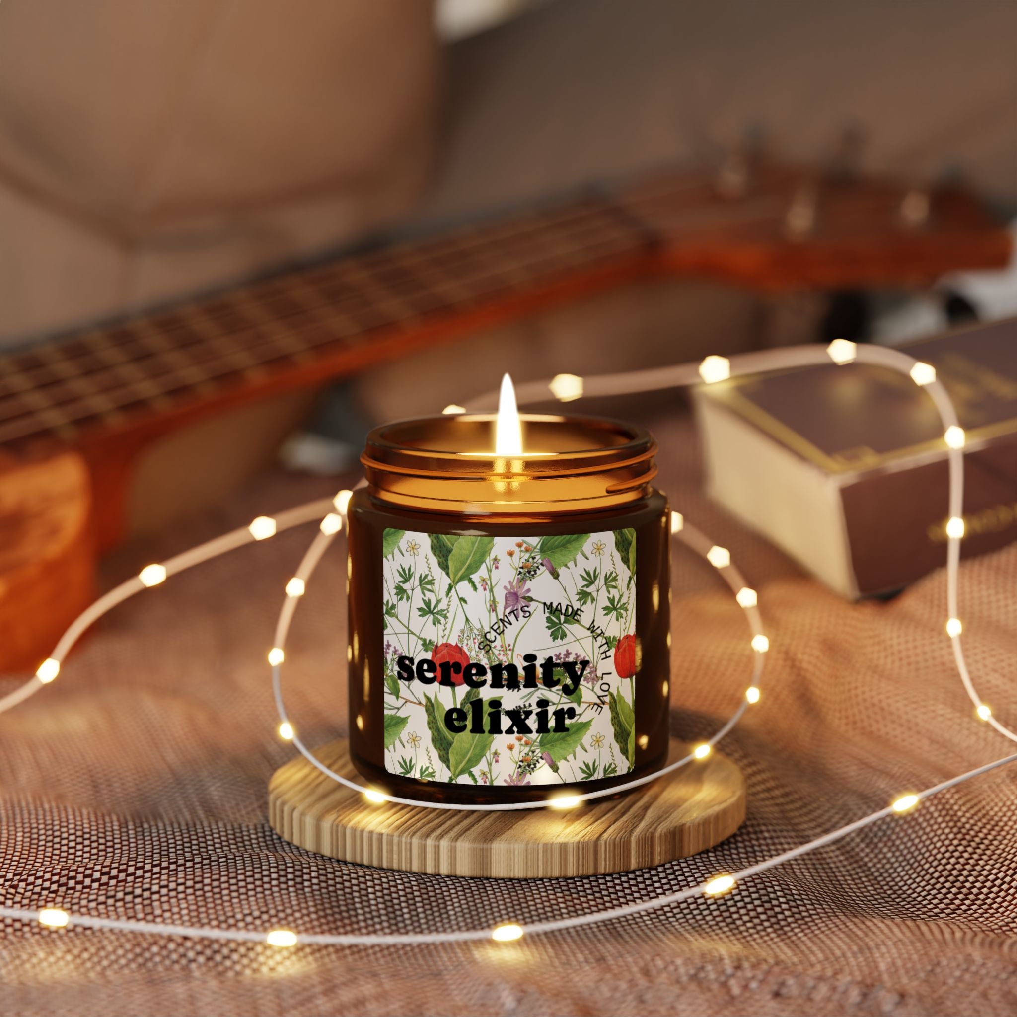 Serenity Elixir (Lavender Sage) Soy Candle