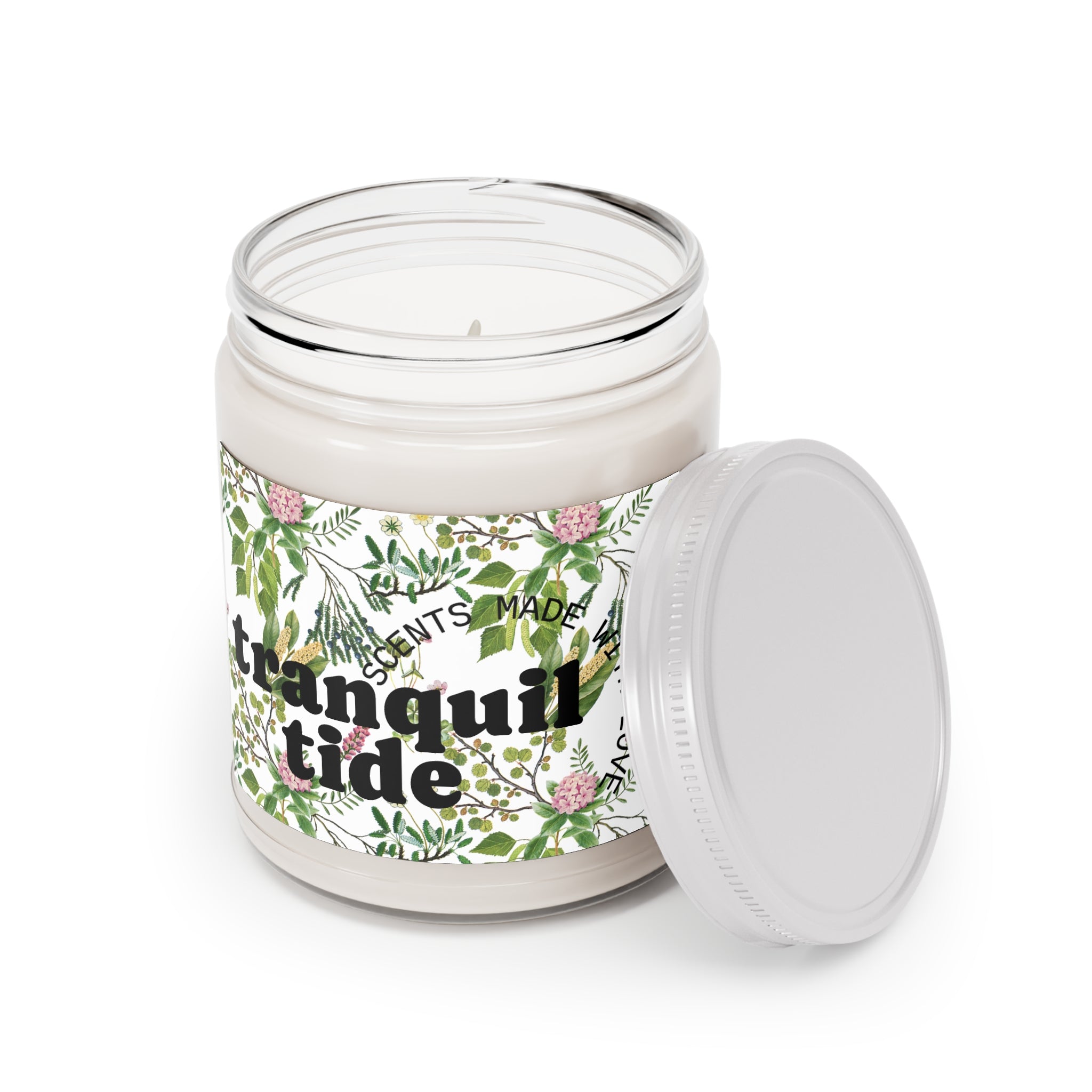 Tranquil Tide (Eucalyptus Mint) Scented Candle | Relaxing Aromatherapy Candle for Home Decor, Gift for Her, Spa Day, Meditation, Relaxation