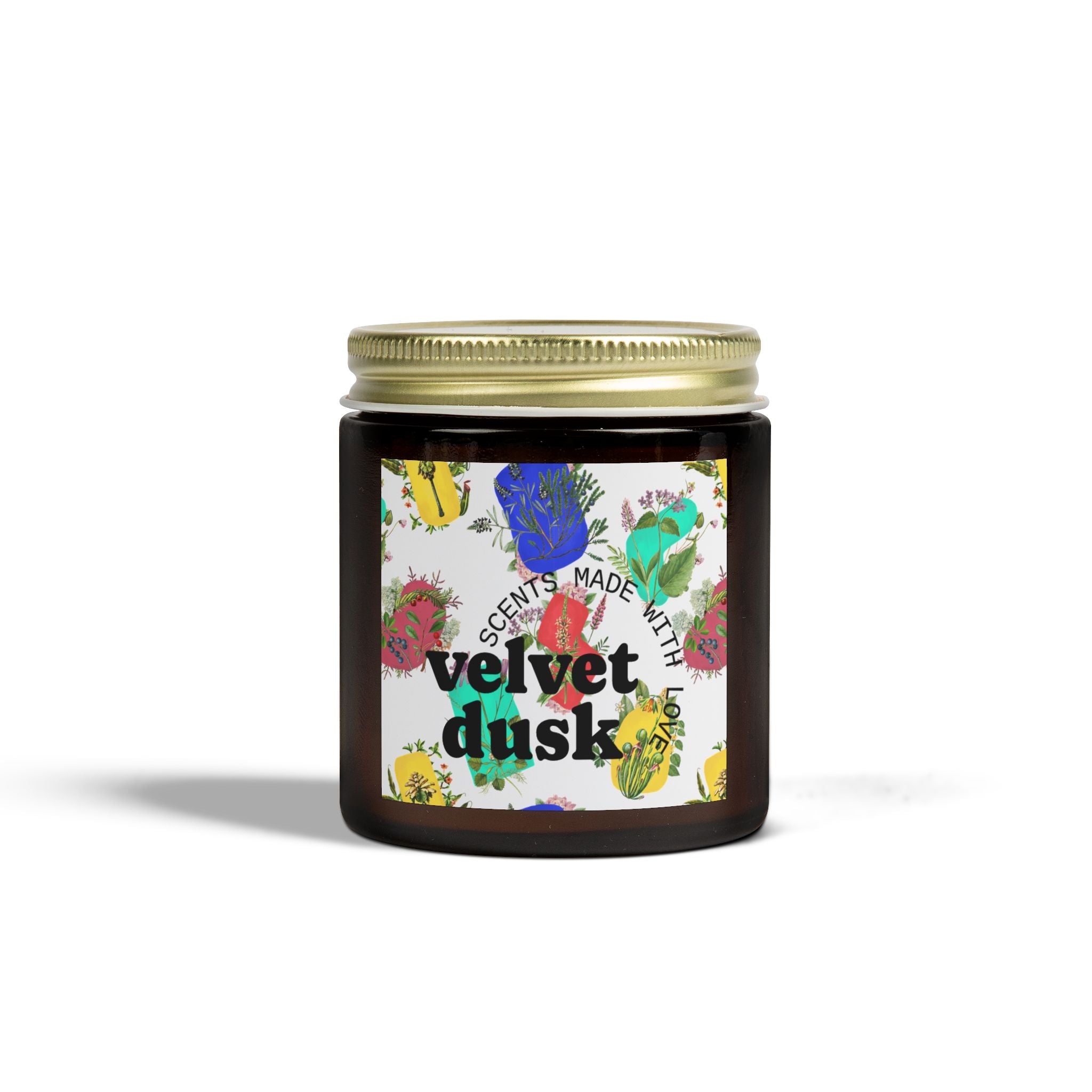 Velvet Dusk (Vanilla Blackberry) Scented Candles, Aromatherapy Candle, Home Decor, Gift for Her, Relaxation Candle, Eco-Friendly Candle