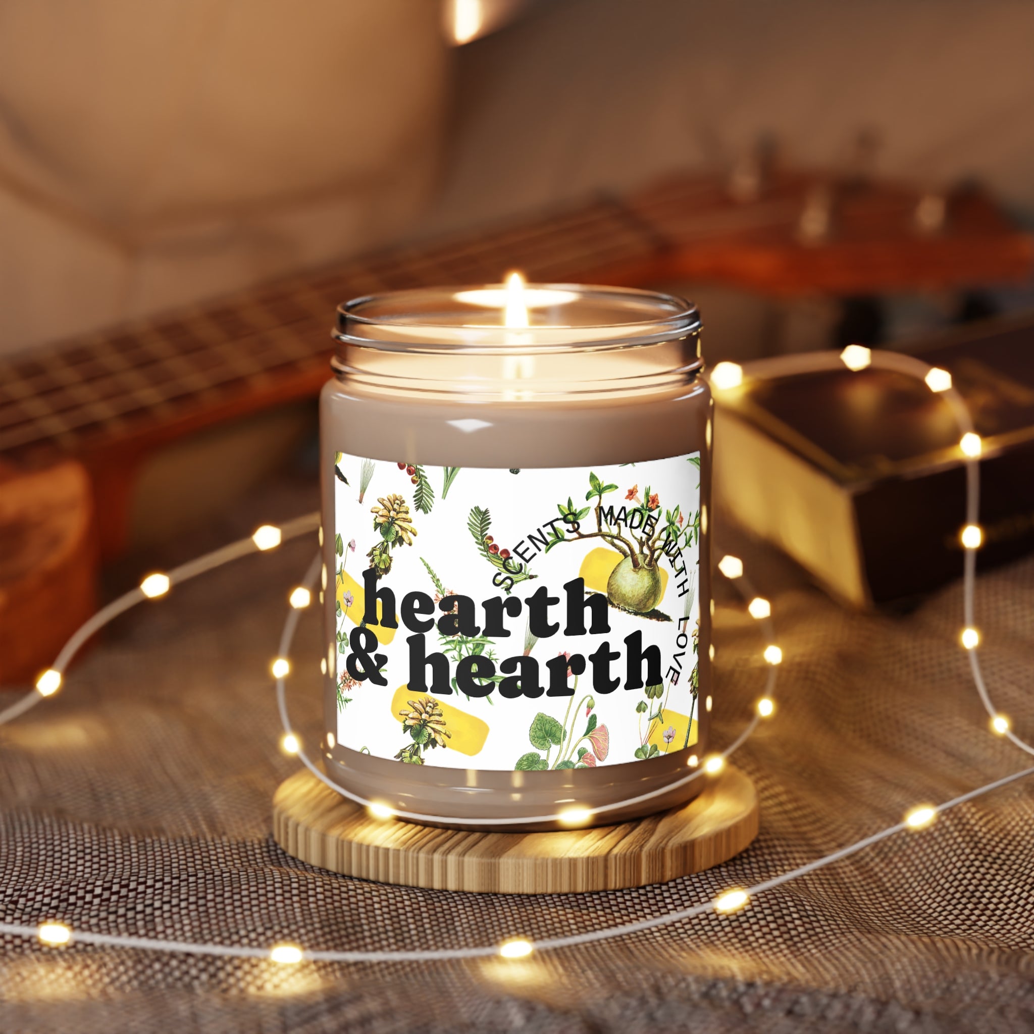 Scented Candle - Hearth & Hearth | Relaxing Aromatherapy, Home Decor, Gift for Any Occasion, Eco-Friendly, Hand-Poured