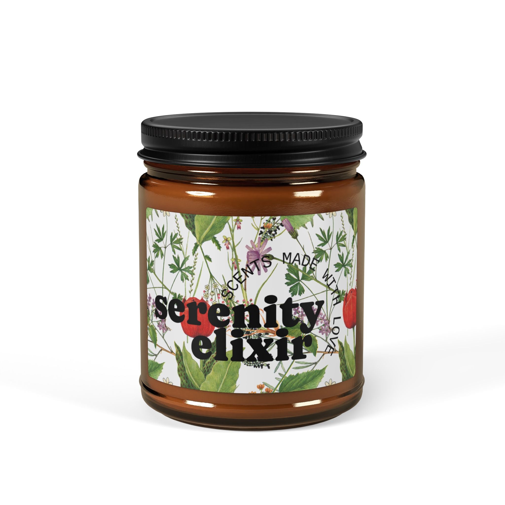 Serenity Elixir (Lavender Sage) Soy Candle