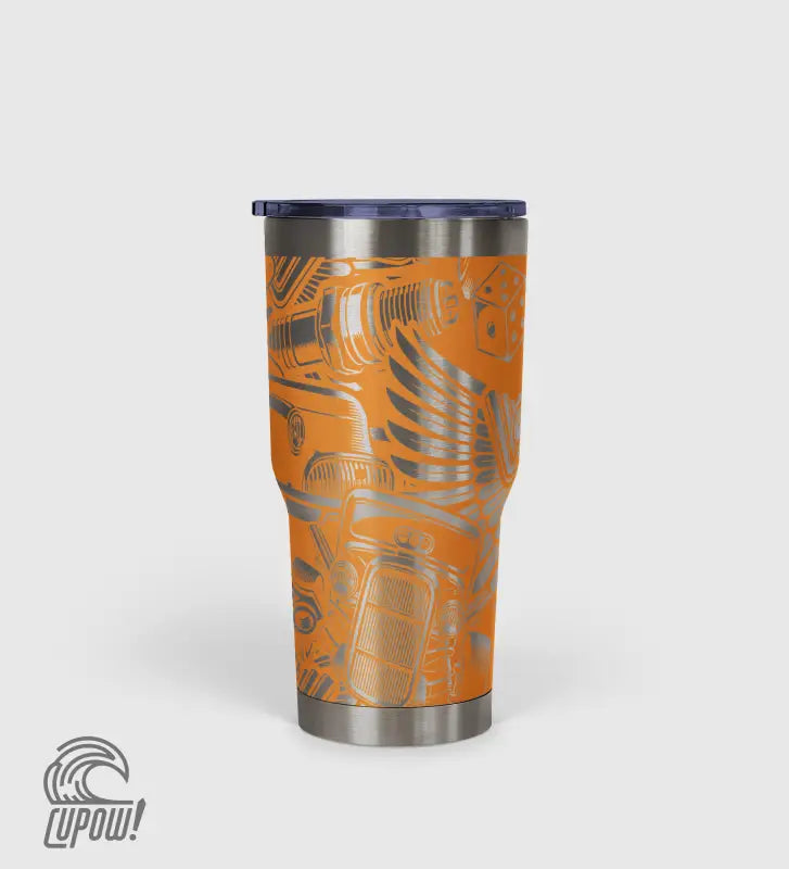 Hot Rod Vintage Automotive Tumbler 30oz
