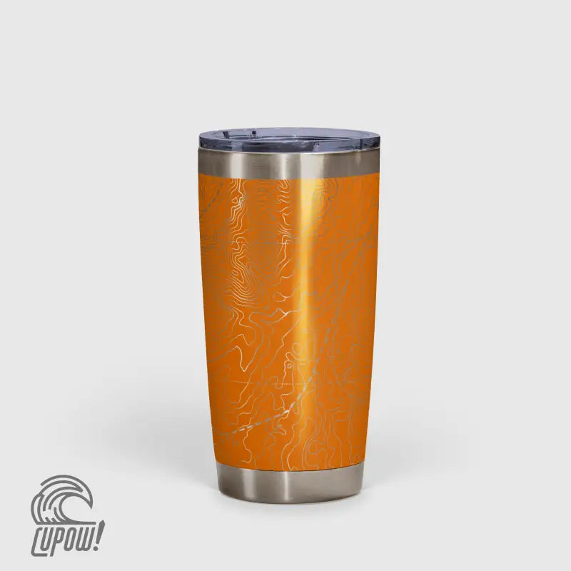 Peak Perspective - The Topo All Over Design Tumbler 20oz