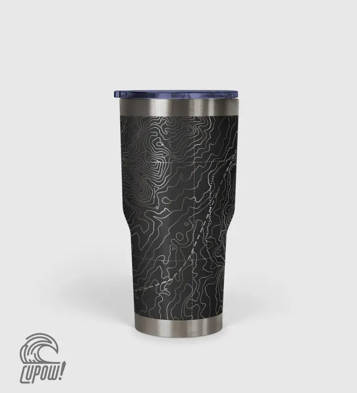 Peak Perspective - The Topo All Over Design Tumbler 30oz