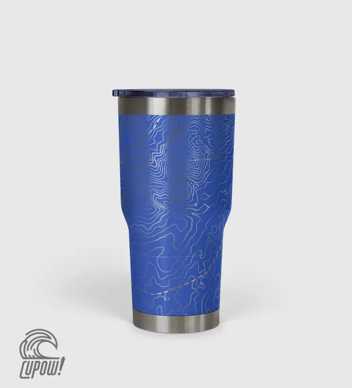 Peak Perspective - The Topo All Over Design Tumbler 30oz