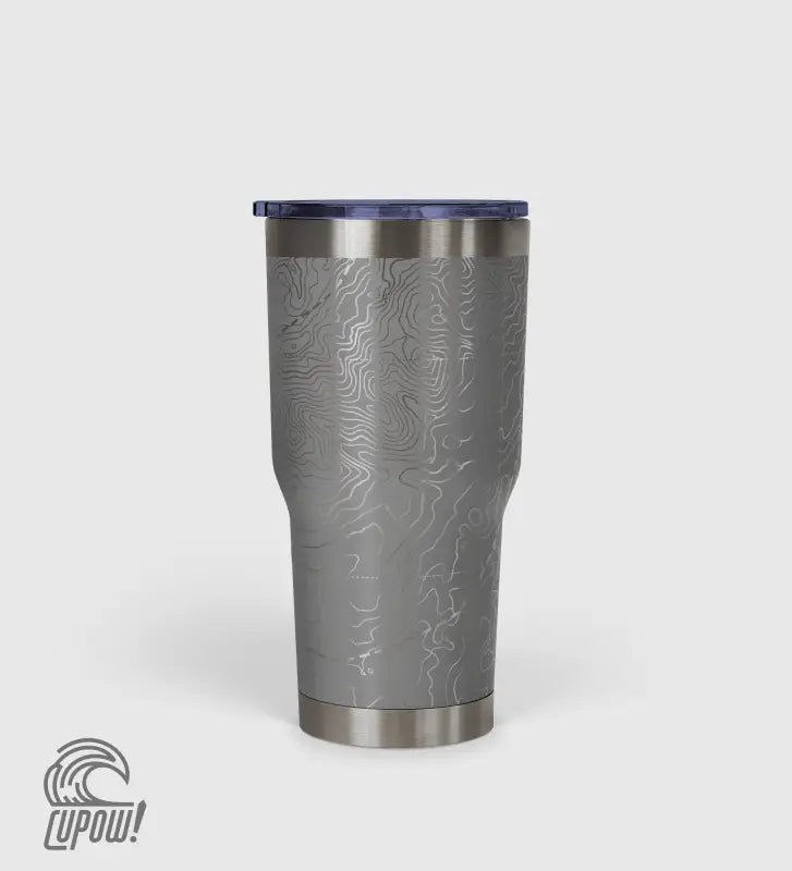 Peak Perspective - The Topo All Over Design Tumbler 30oz