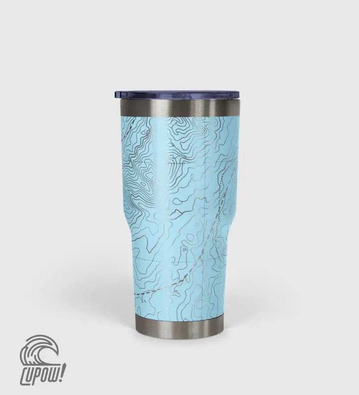 Peak Perspective - The Topo All Over Design Tumbler 30oz