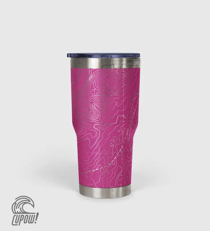 Peak Perspective - The Topo All Over Design Tumbler 30oz