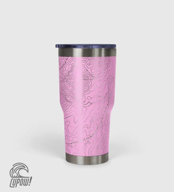 Peak Perspective - The Topo All Over Design Tumbler 30oz
