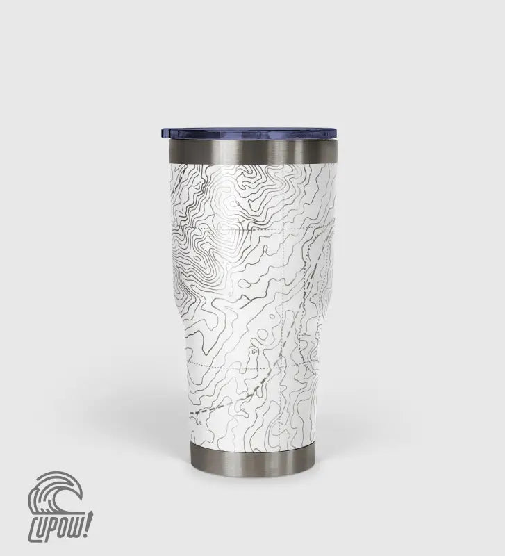 Peak Perspective - The Topo All Over Design Tumbler 30oz