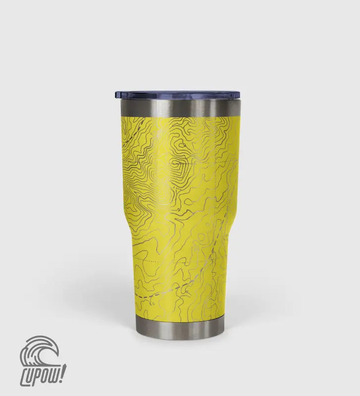 Peak Perspective - The Topo All Over Design Tumbler 30oz