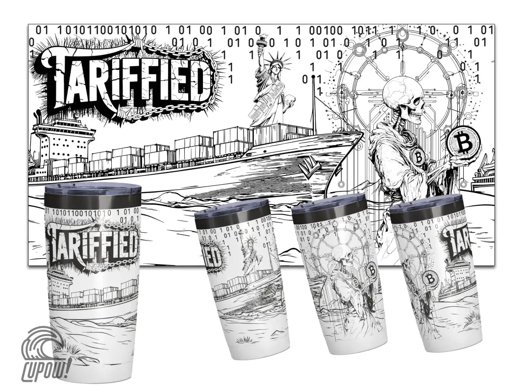 Tariffied—Halo of Broken Commerce (FREE LASER FILE DOWNLOAD)