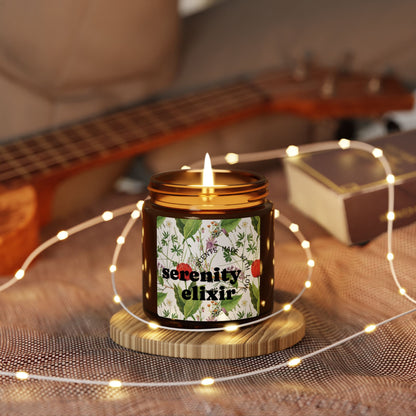 Serenity Elixir (Lavender Sage) Soy Candle