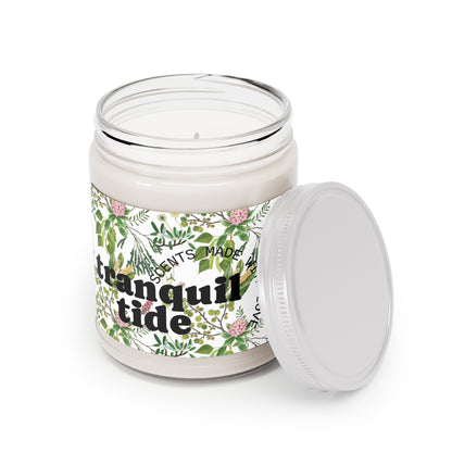 Tranquil Tide (Eucalyptus Mint) Scented Candle | Relaxing Aromatherapy Candle for Home Decor, Gift for Her, Spa Day, Meditation, Relaxation