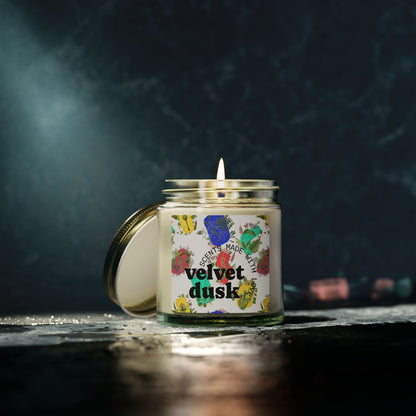 Velvet Dusk (Vanilla Blackberry) Scented Candles, Aromatherapy Candle, Home Decor, Gift for Her, Relaxation Candle, Eco-Friendly Candle