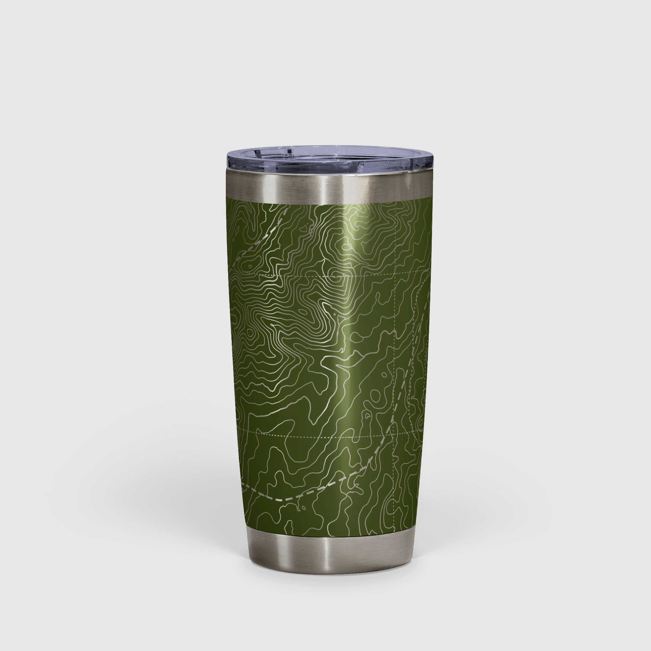 Peak Perspective - The Topo All Over Design Tumbler 20oz