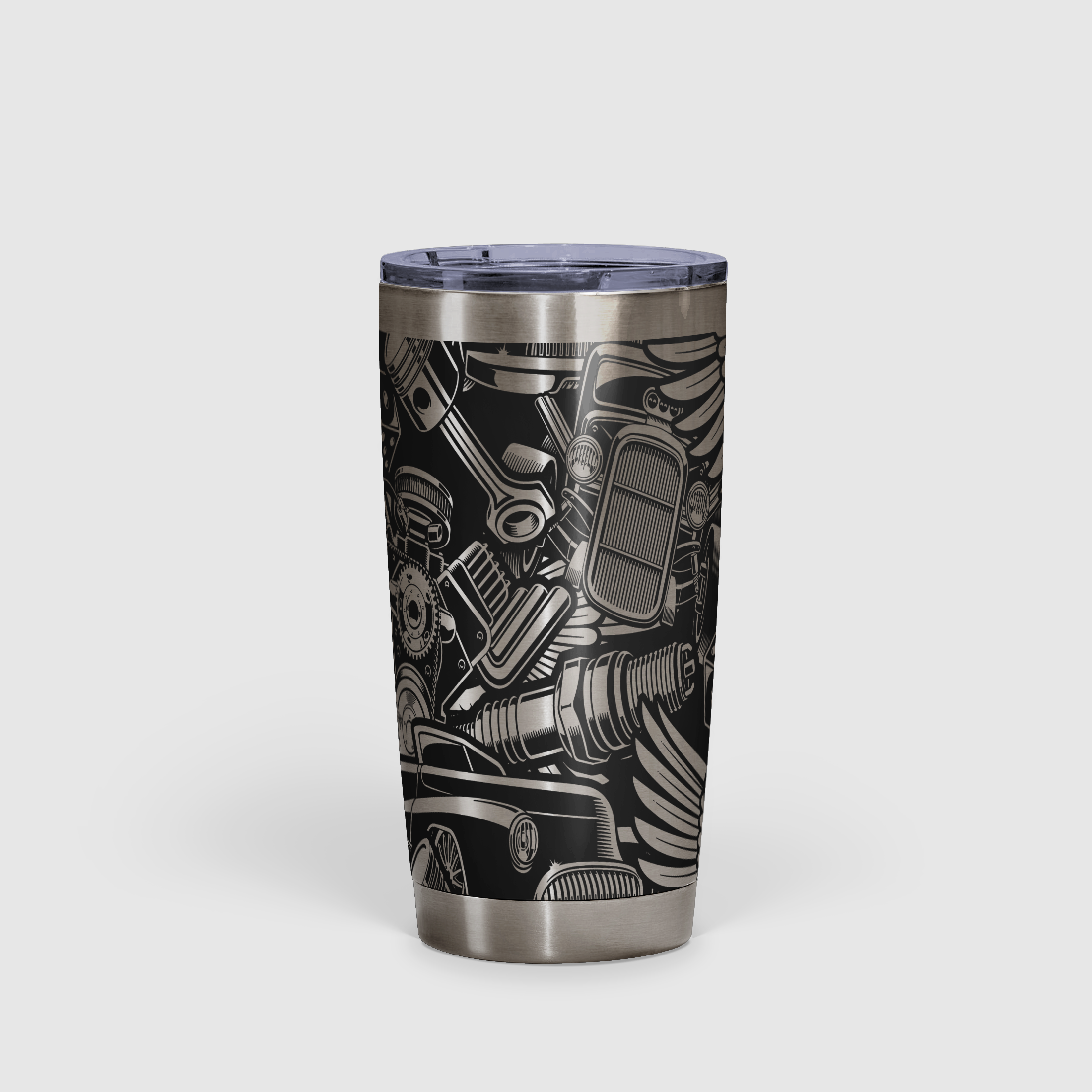 Hot Rod Vintage Automotive Tumbler 20oz