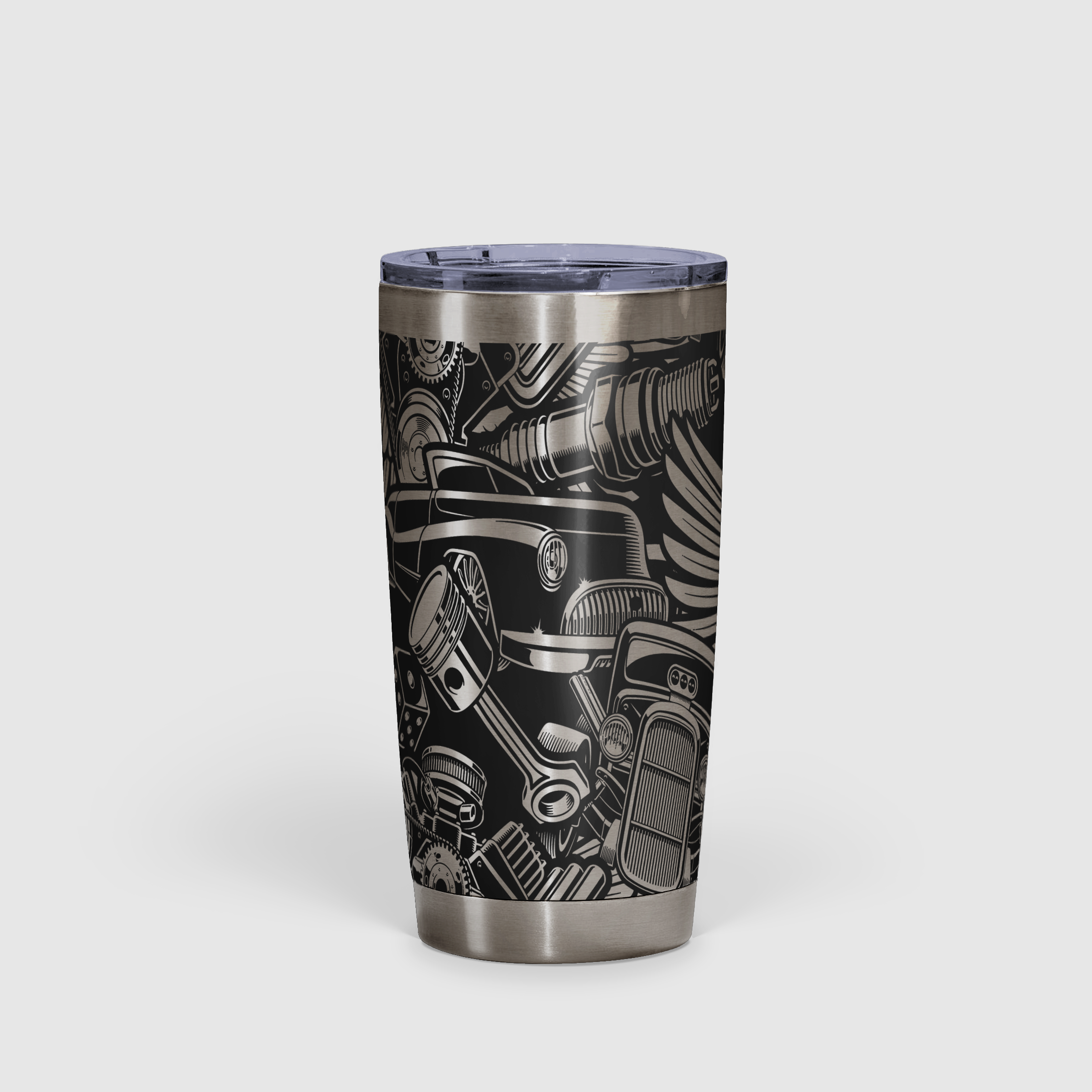 Hot Rod Vintage Automotive Tumbler 20oz