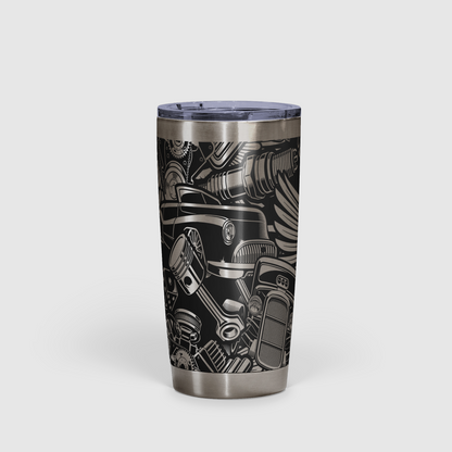 Hot Rod Vintage Automotive Tumbler 20oz