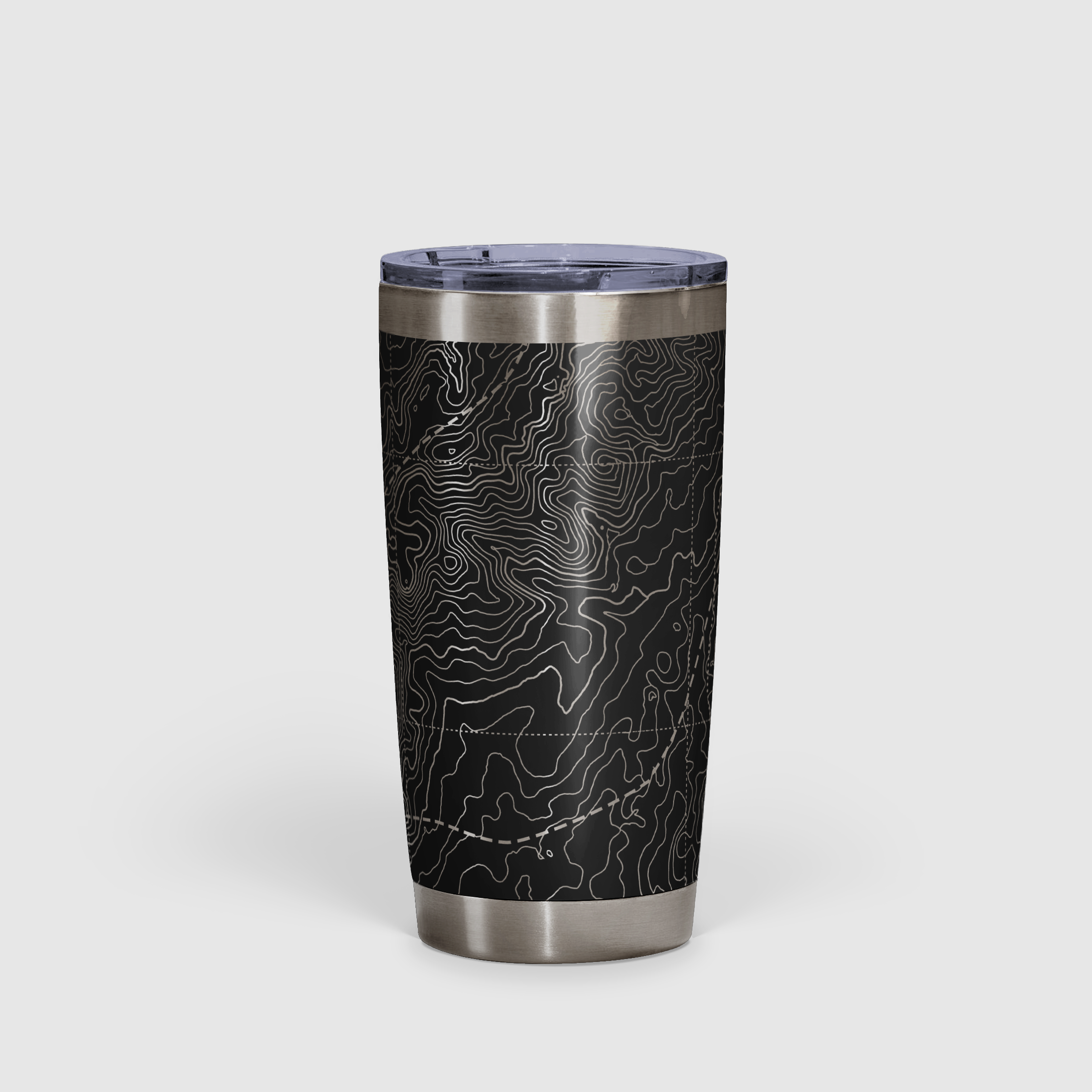 Peak Perspective - The Topo All Over Design Tumbler 20oz