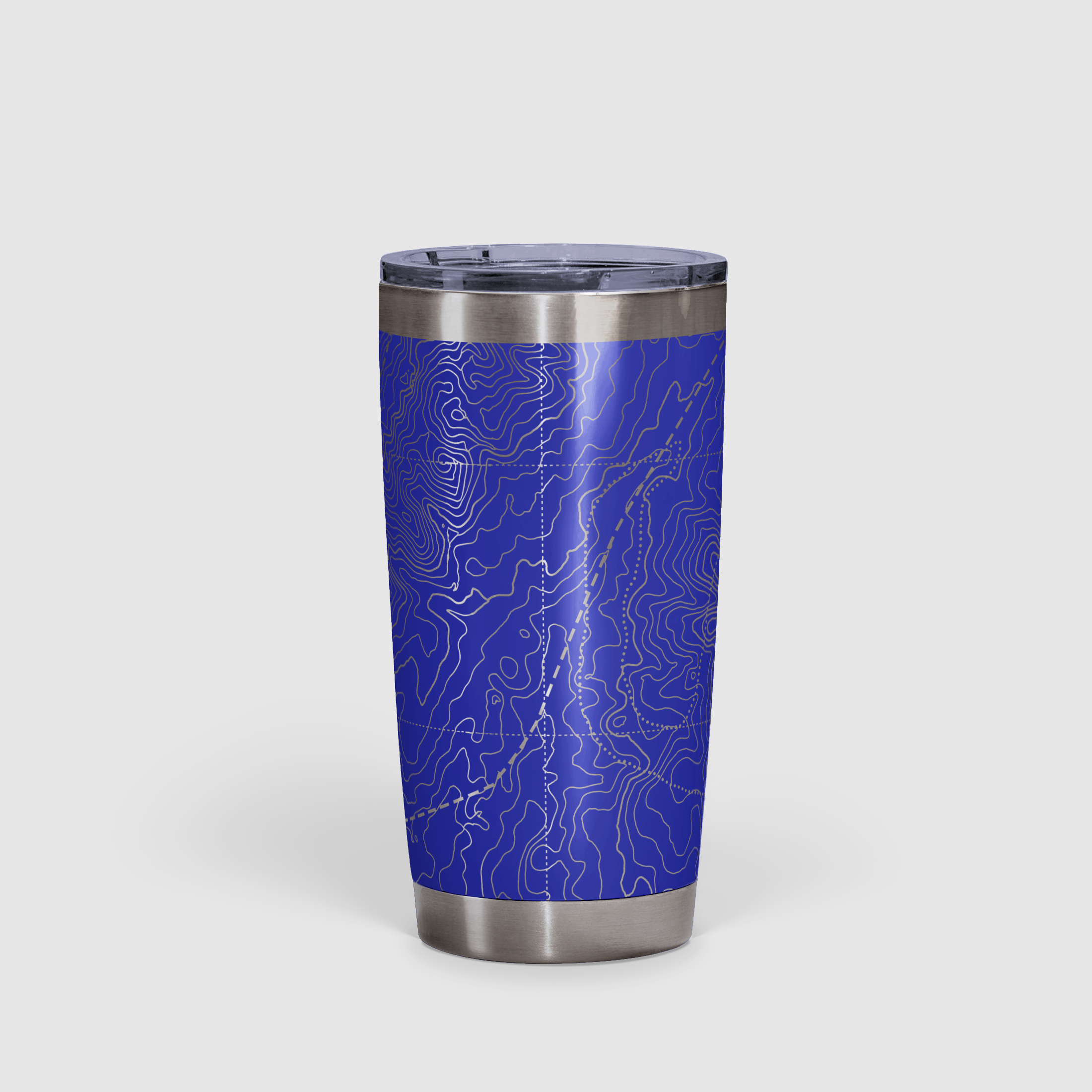 Peak Perspective - The Topo All Over Design Tumbler 20oz