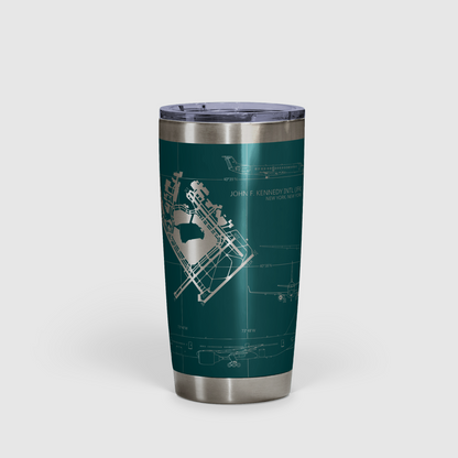 John F. Kennedy International (JFK) Airport Diagram Tumbler 20oz