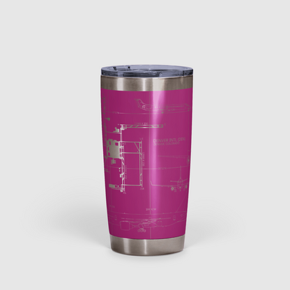 Denver International (DEN) Airport Diagram Tumbler 20oz