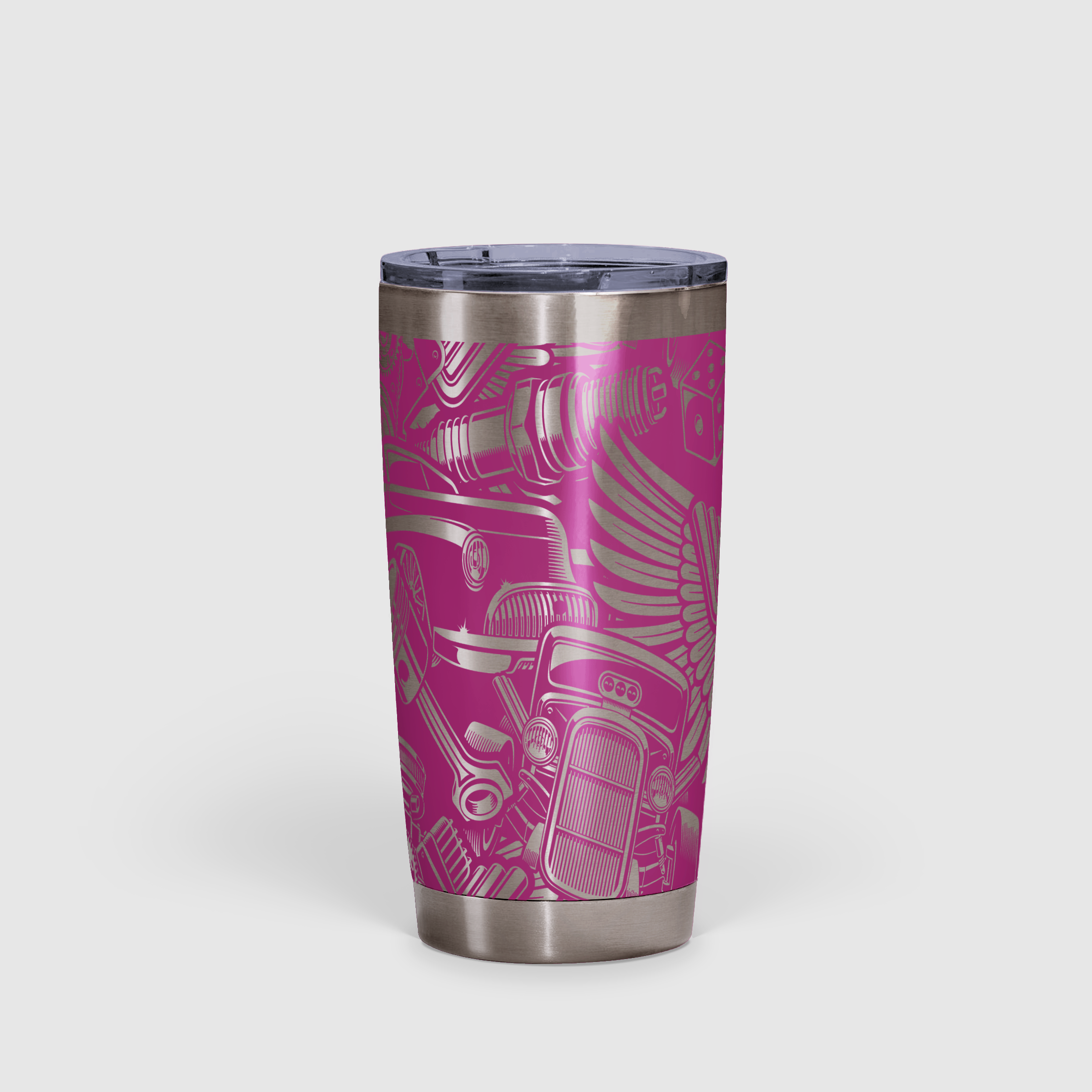 Hot Rod Vintage Automotive Tumbler 20oz