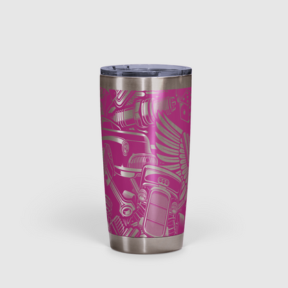 Hot Rod Vintage Automotive Tumbler 20oz