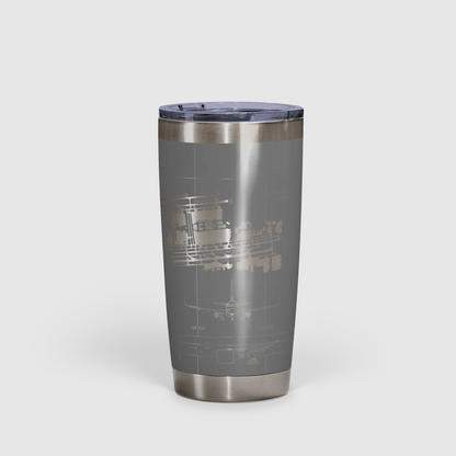 Los Angeles International (LAX) Airport Diagram Tumbler 20oz