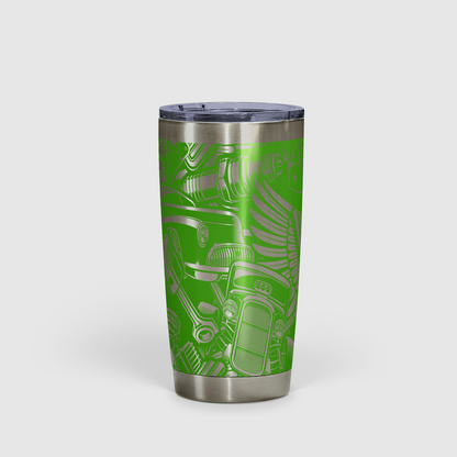 Hot Rod Vintage Automotive Tumbler 20oz