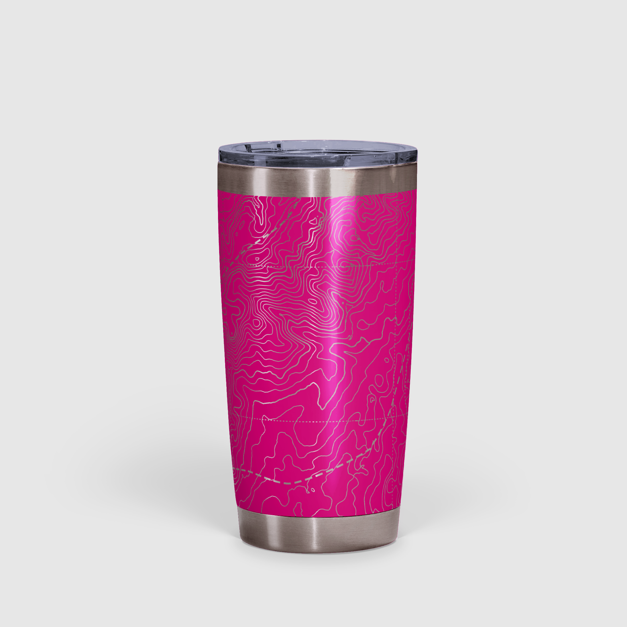 Peak Perspective - The Topo All Over Design Tumbler 20oz