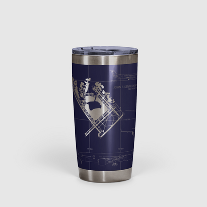 John F. Kennedy International (JFK) Airport Diagram Tumbler 20oz