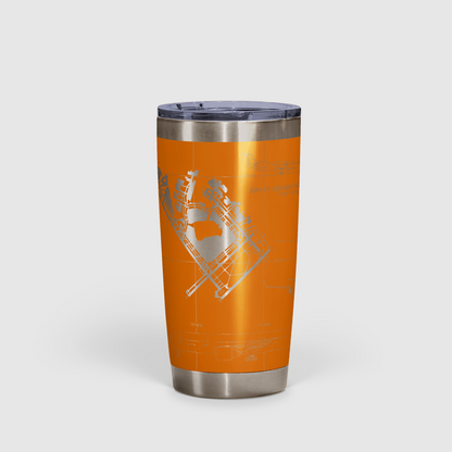 John F. Kennedy International (JFK) Airport Diagram Tumbler 20oz