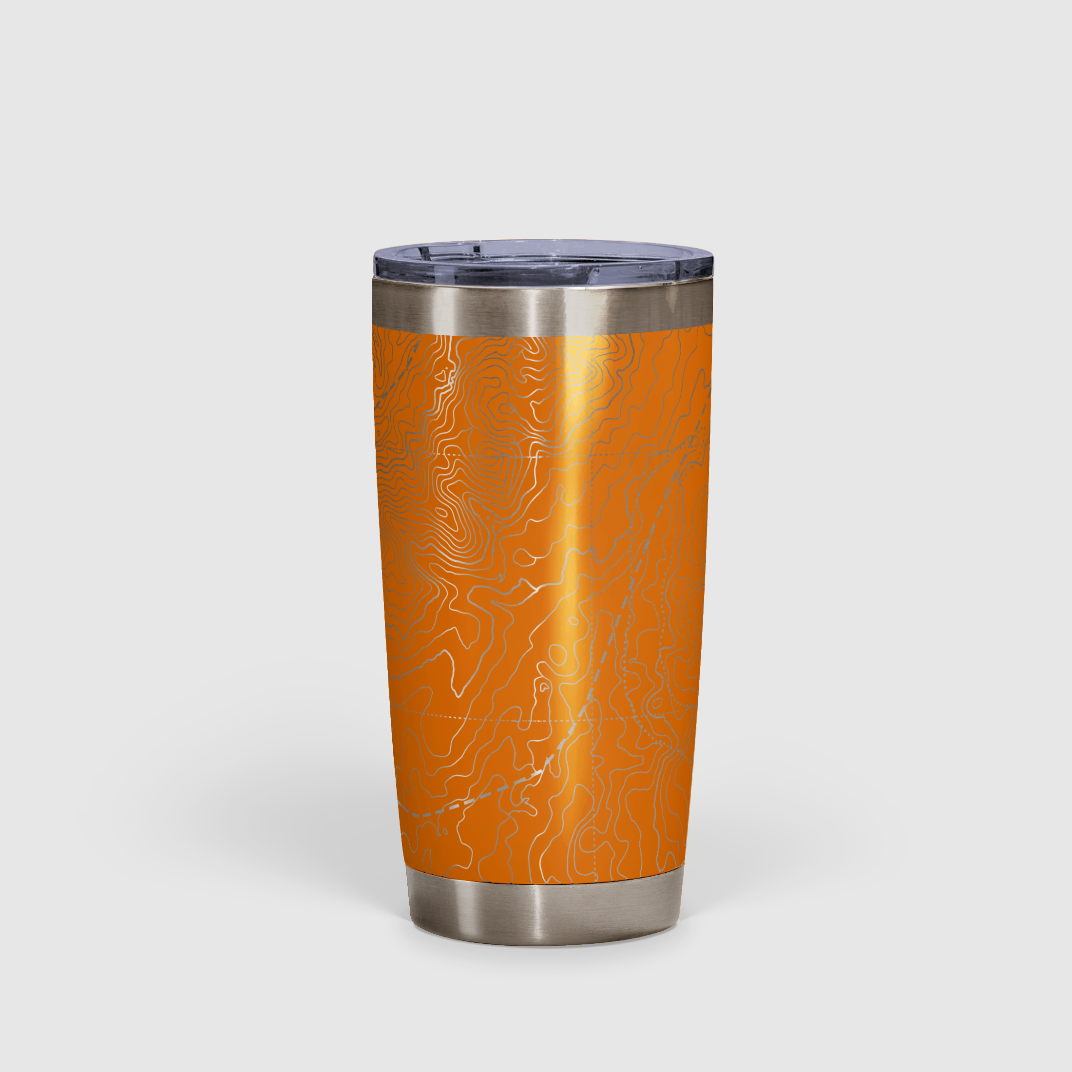 Peak Perspective - The Topo All Over Design Tumbler 20oz