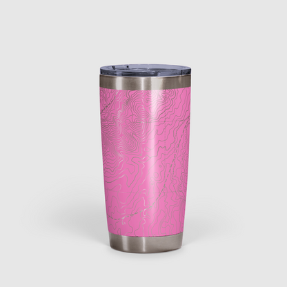 Peak Perspective - The Topo All Over Design Tumbler 20oz