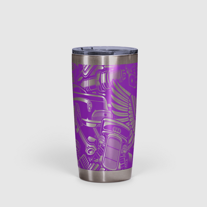 Hot Rod Vintage Automotive Tumbler 20oz