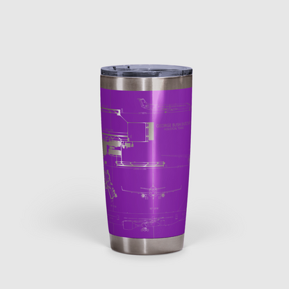 George Bush Intercontinental (IAH) Airport Diagram Tumbler 20oz