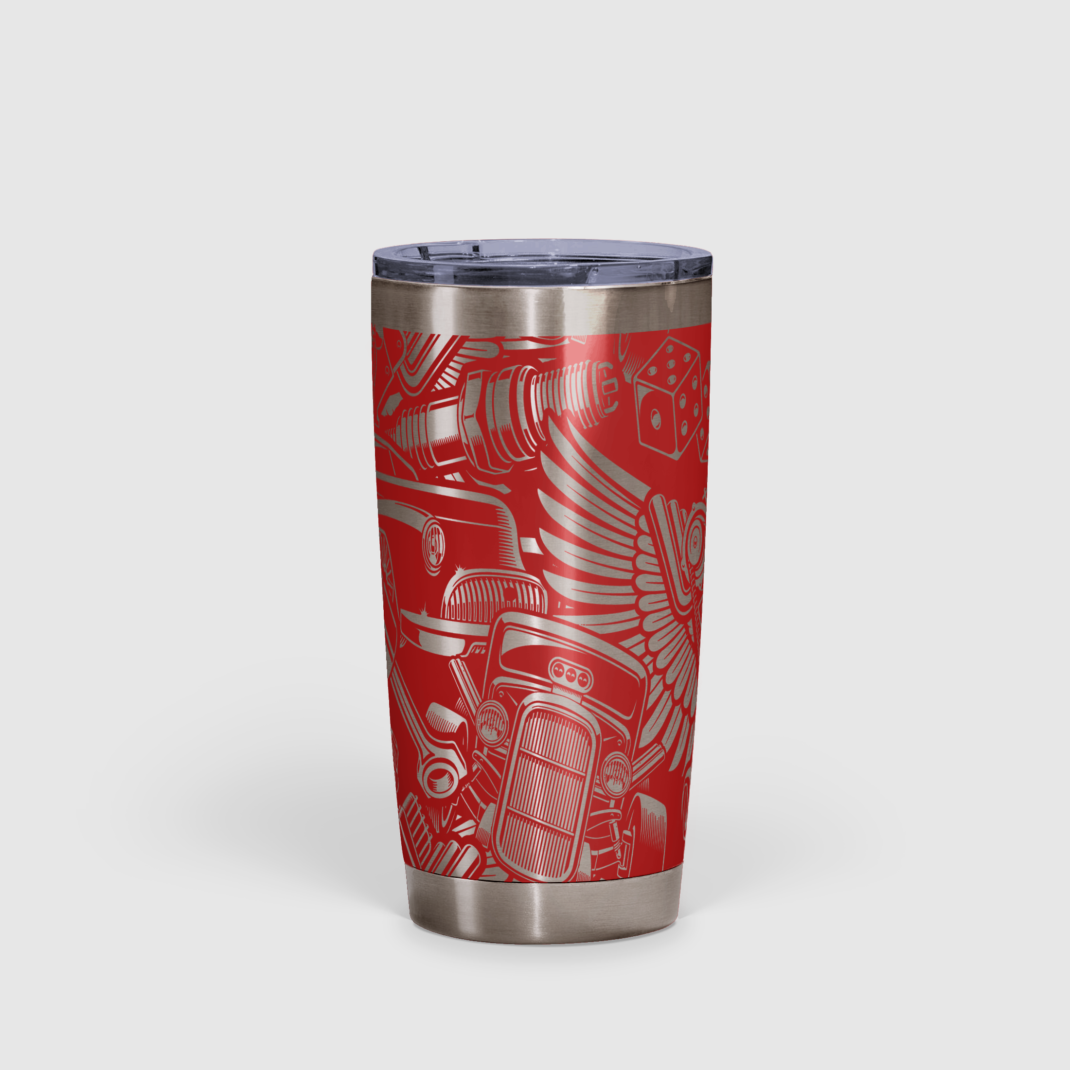 Hot Rod Vintage Automotive Tumbler 20oz