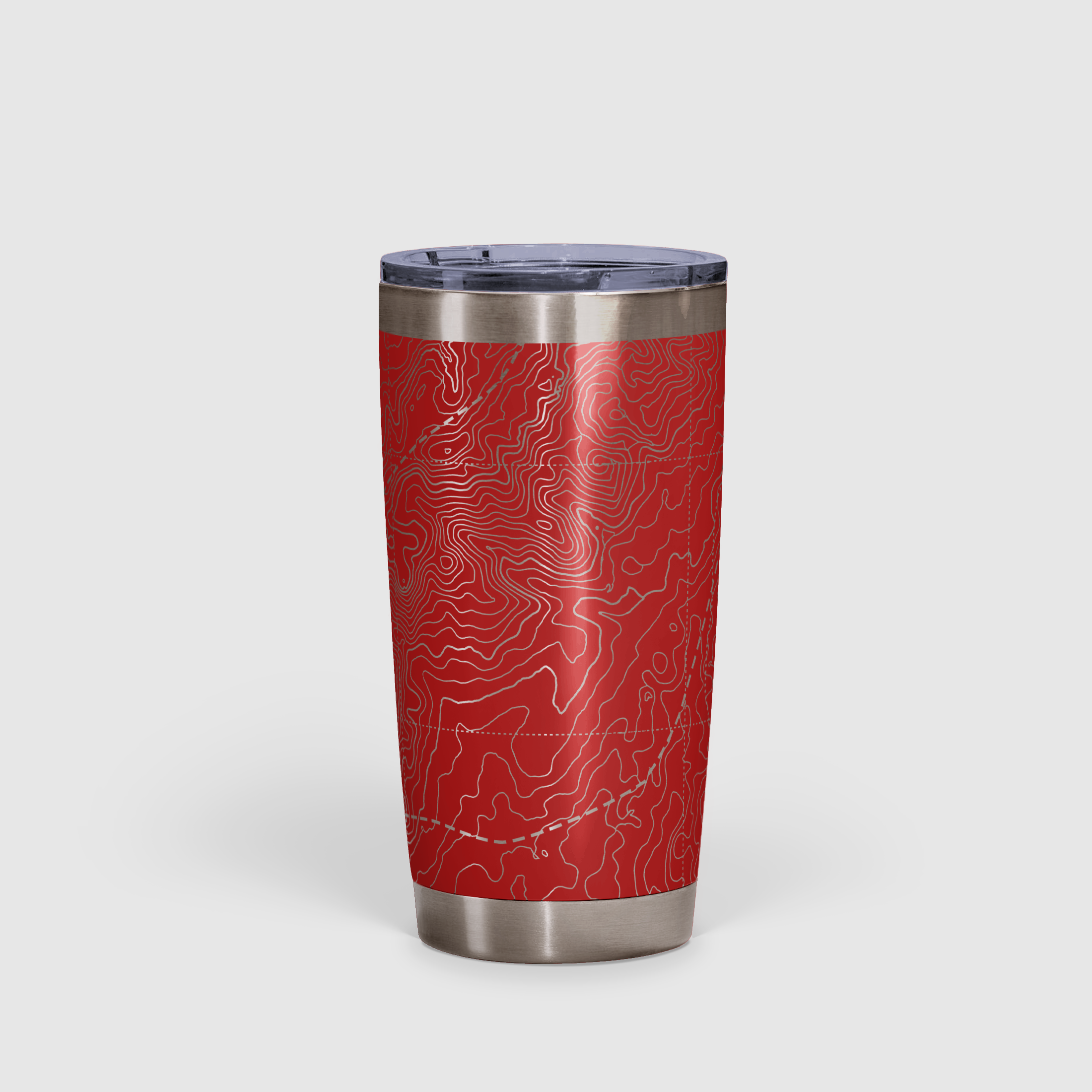 Peak Perspective - The Topo All Over Design Tumbler 20oz