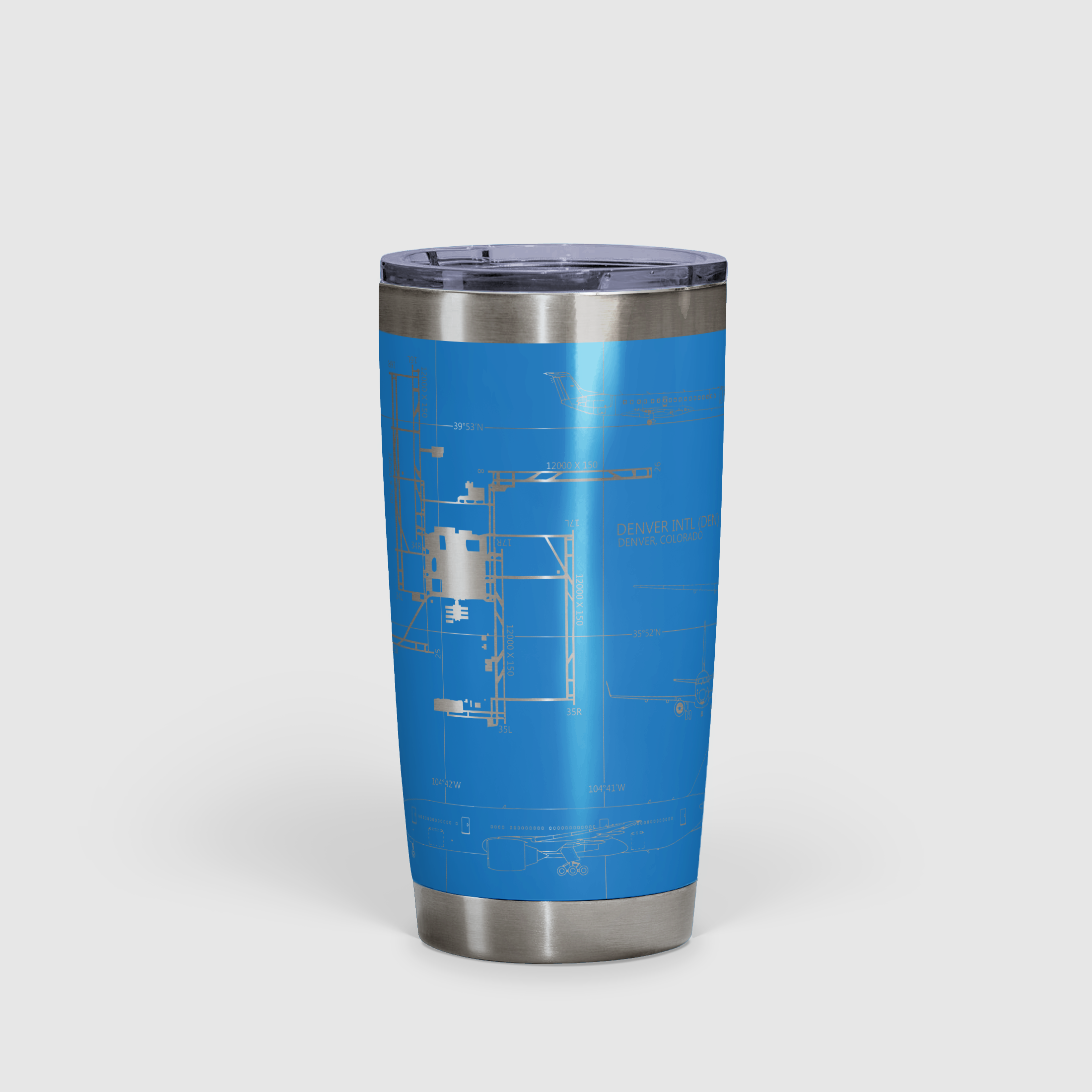 Denver International (DEN) Airport Diagram Tumbler 20oz