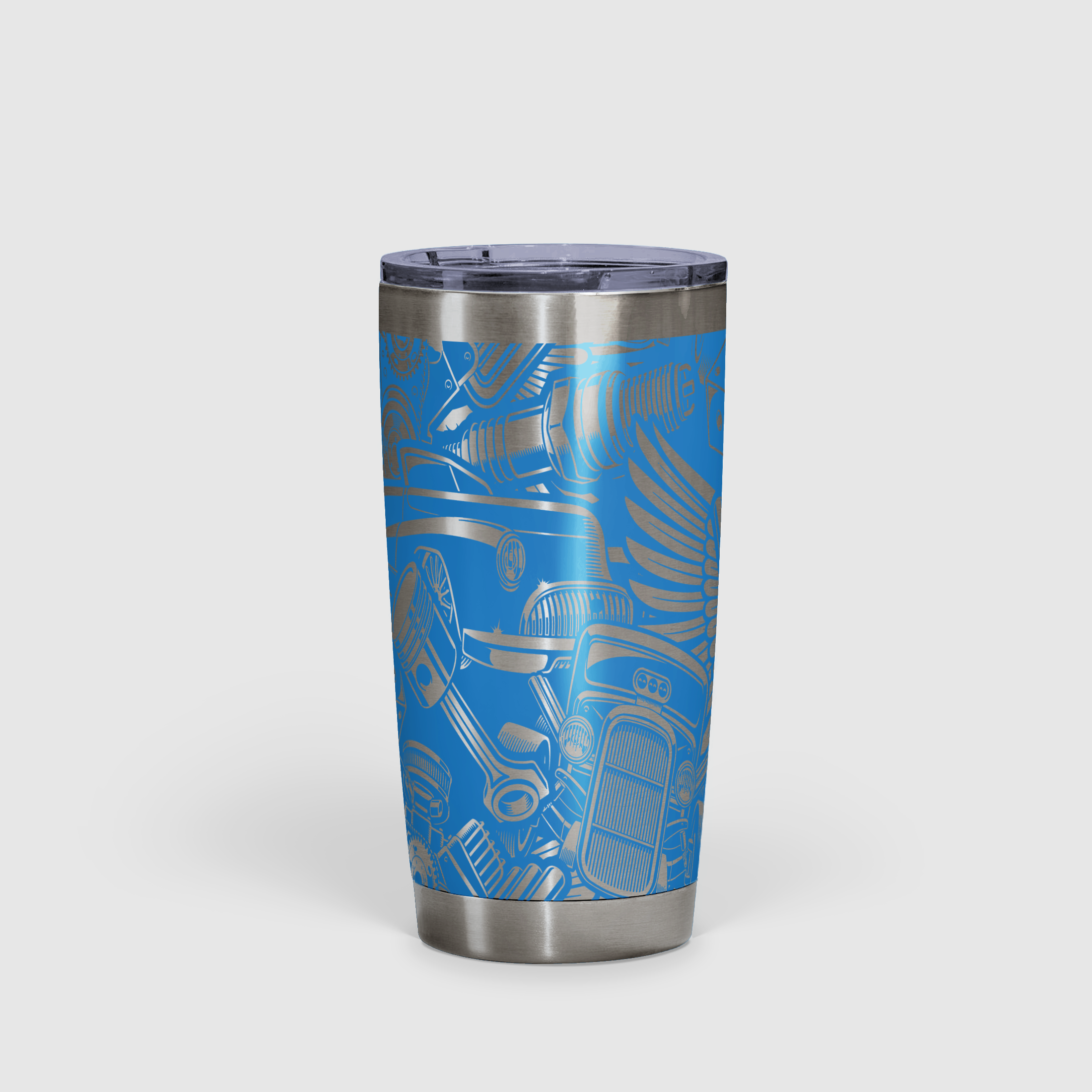 Hot Rod Vintage Automotive Tumbler 20oz