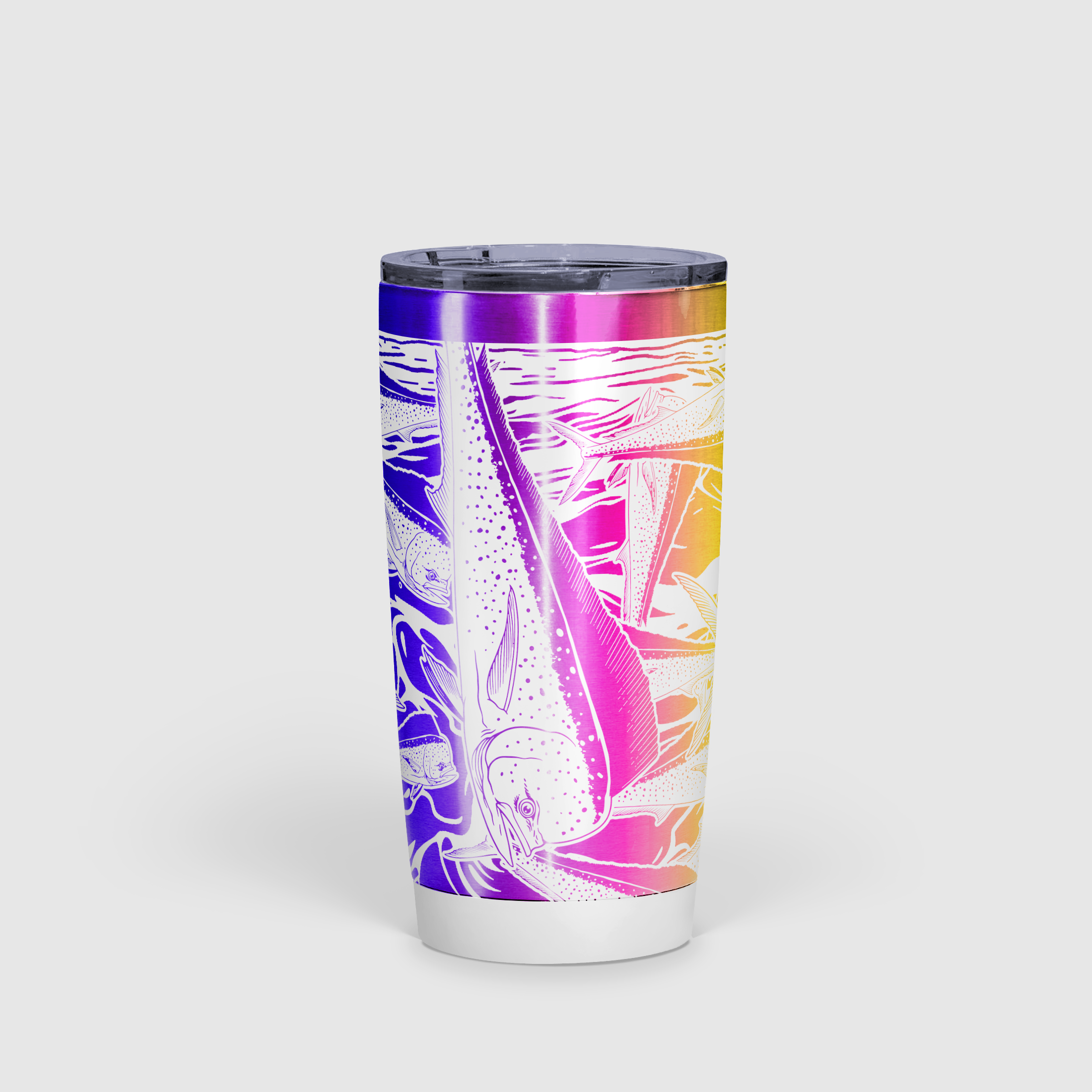 Dorado Dreams in Technicolor Mahi-Mahi Tumbler 20oz