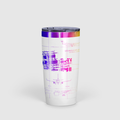 Los Angeles International (LAX) Airport Diagram Tumbler 20oz