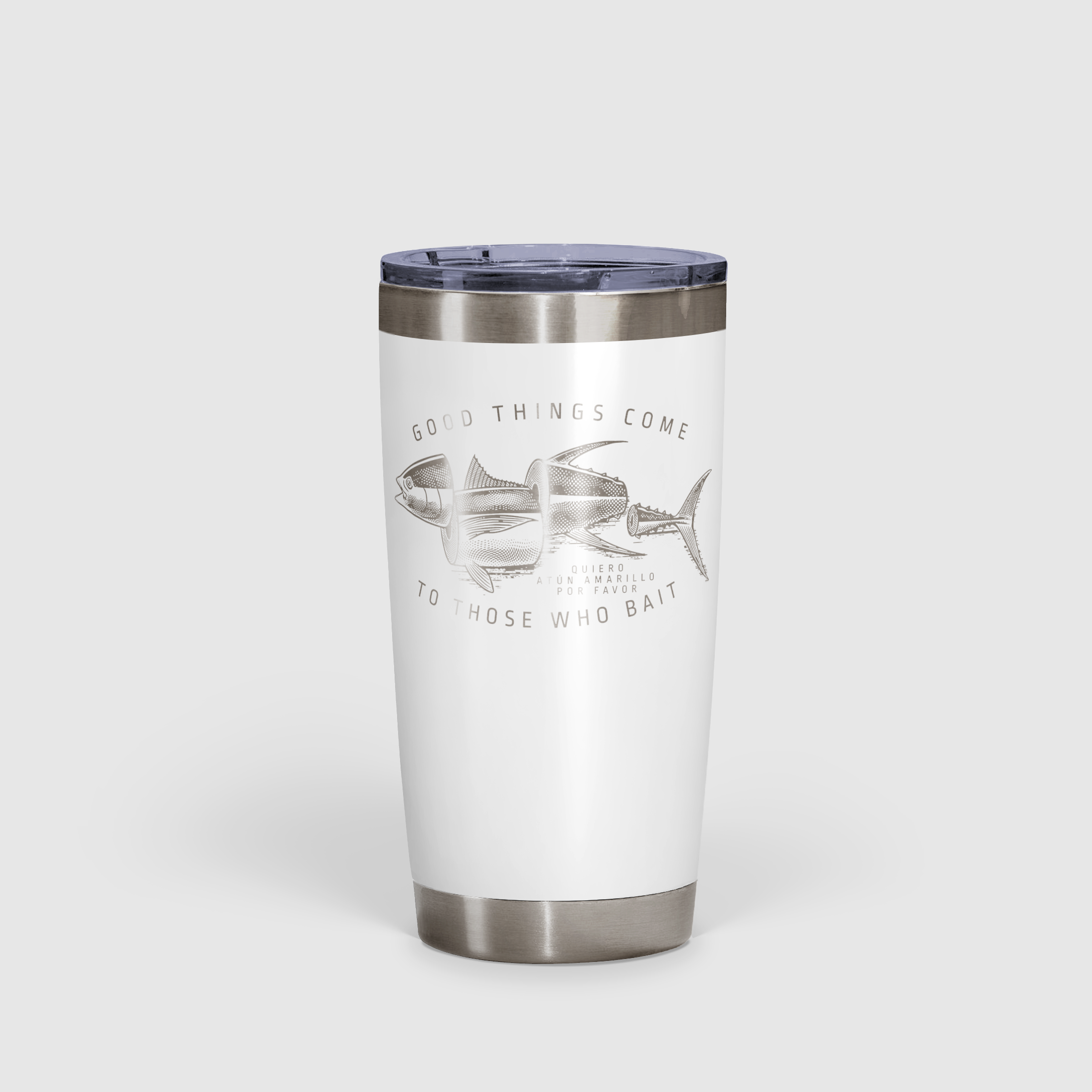 Hook, Line, and Drinker - Yellowfin Tuna Please Tumbler 20oz