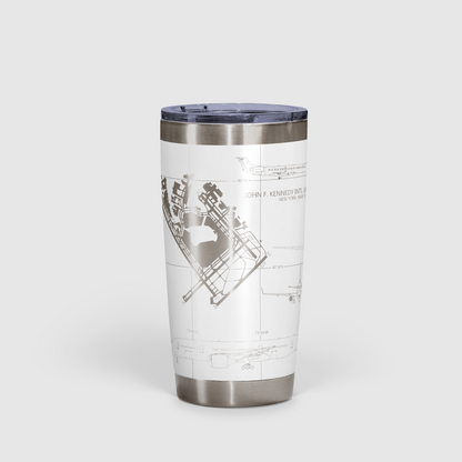 John F. Kennedy International (JFK) Airport Diagram Tumbler 20oz