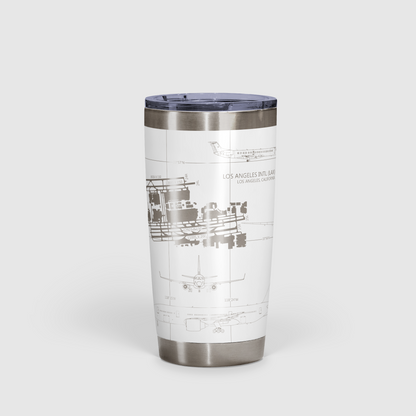 Los Angeles International (LAX) Airport Diagram Tumbler 20oz