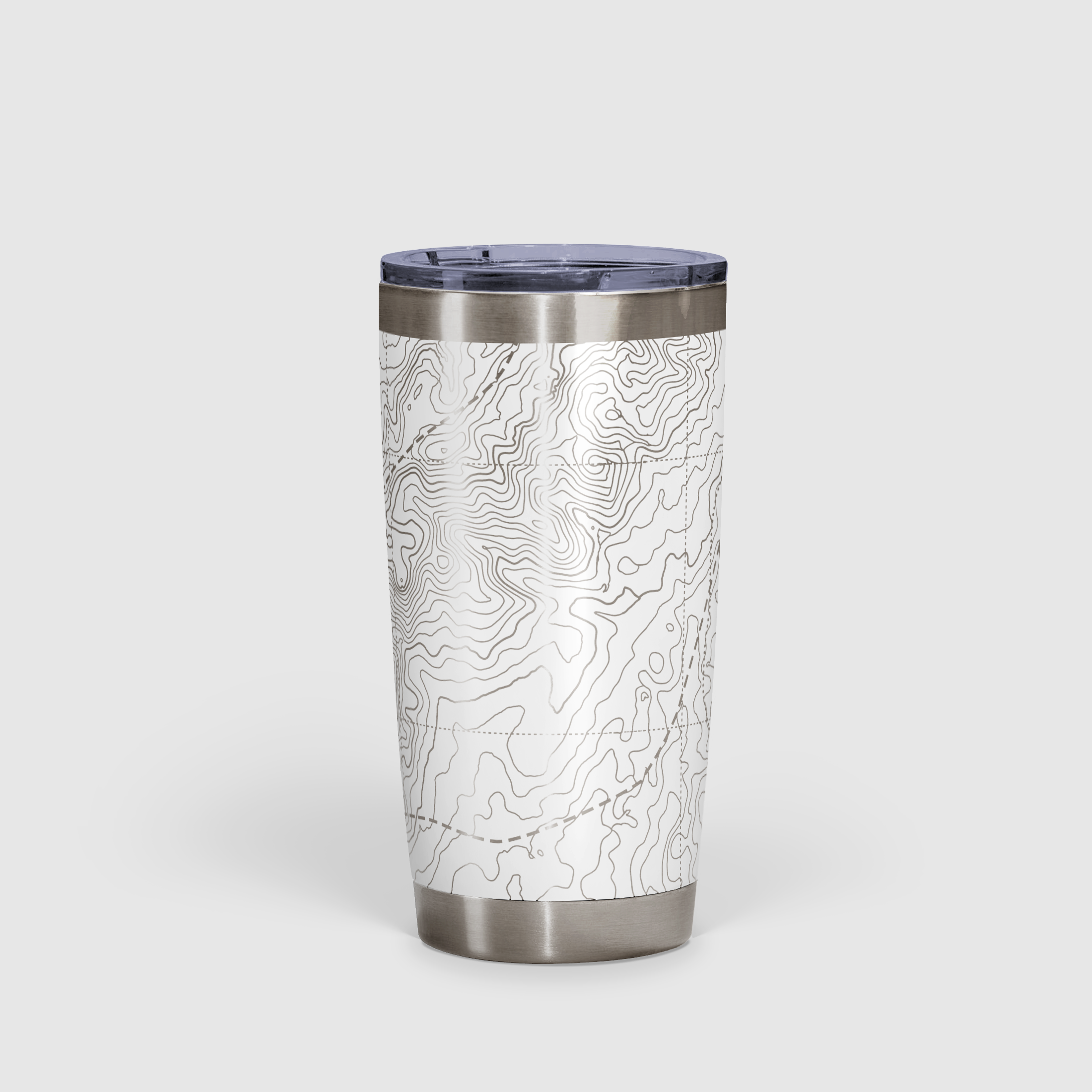 Peak Perspective - The Topo All Over Design Tumbler 20oz