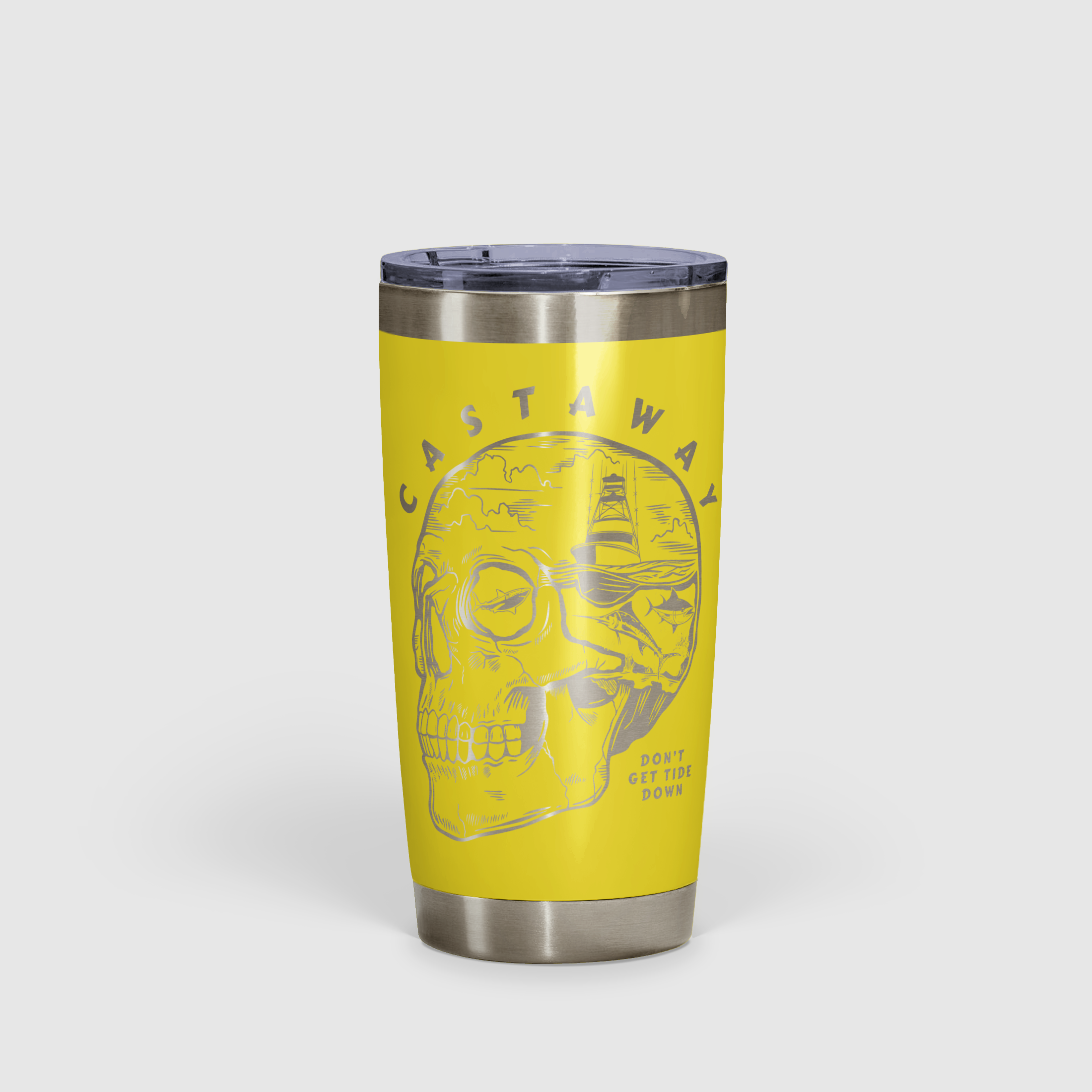 Castaway - Don't Get Tide Down Tumbler 20oz