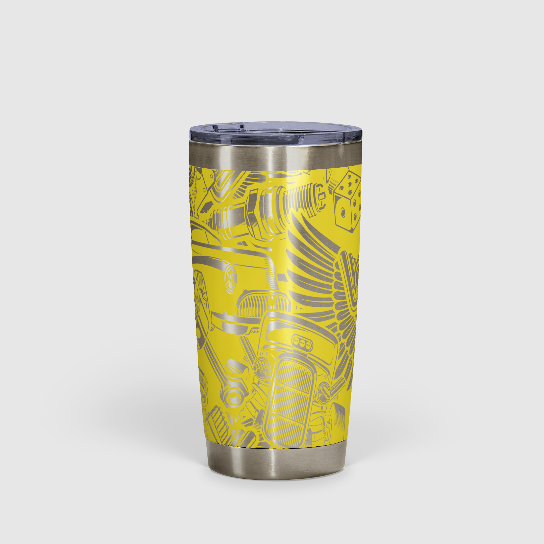 Hot Rod Vintage Automotive Tumbler 20oz